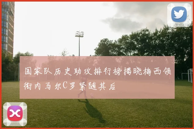 国家队历史助攻排行榜揭晓梅西领衔内马尔C罗紧随其后
